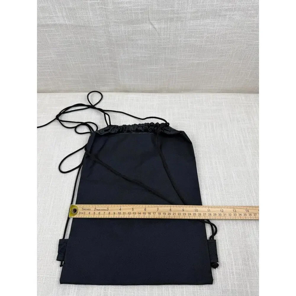 Disney Mickey Mouse Black‎ and Gold Drawstring Backpack